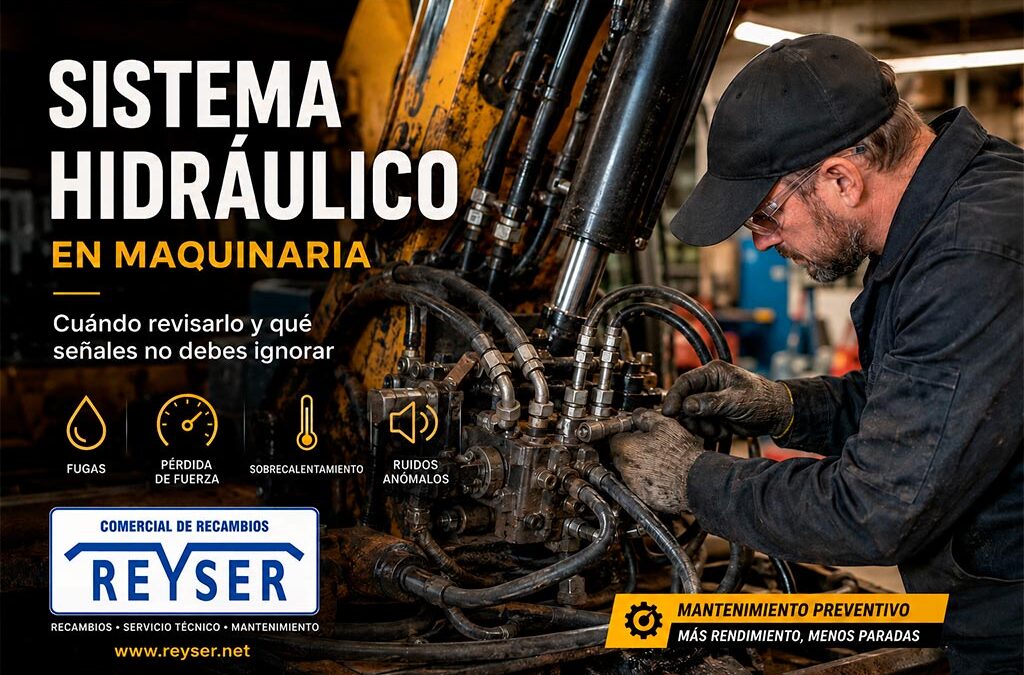 Cuándo revisar el sistema hidráulico de tu maquinaria y qué señales no debes ignorar